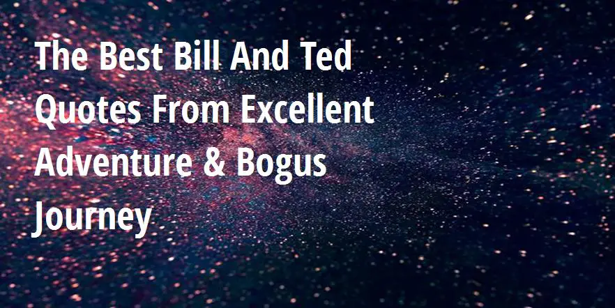 bill and ted's bogus journey death quotes