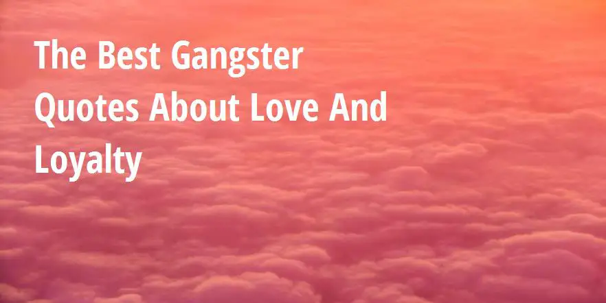 How i fell in love with a gangster