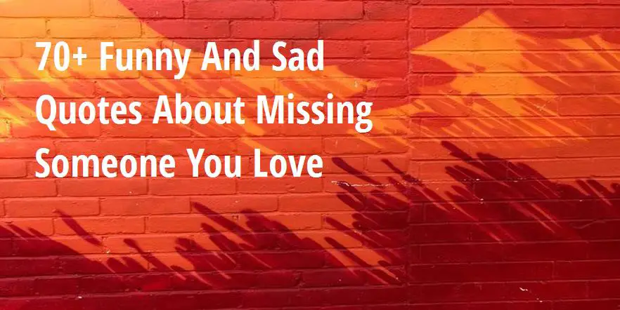 70+ Funny And Sad Quotes About Missing Someone You Love - Big Hive Mind